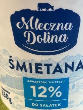 Zdjęcia - Śmietana 12% do sałatek Mleczna Dolina