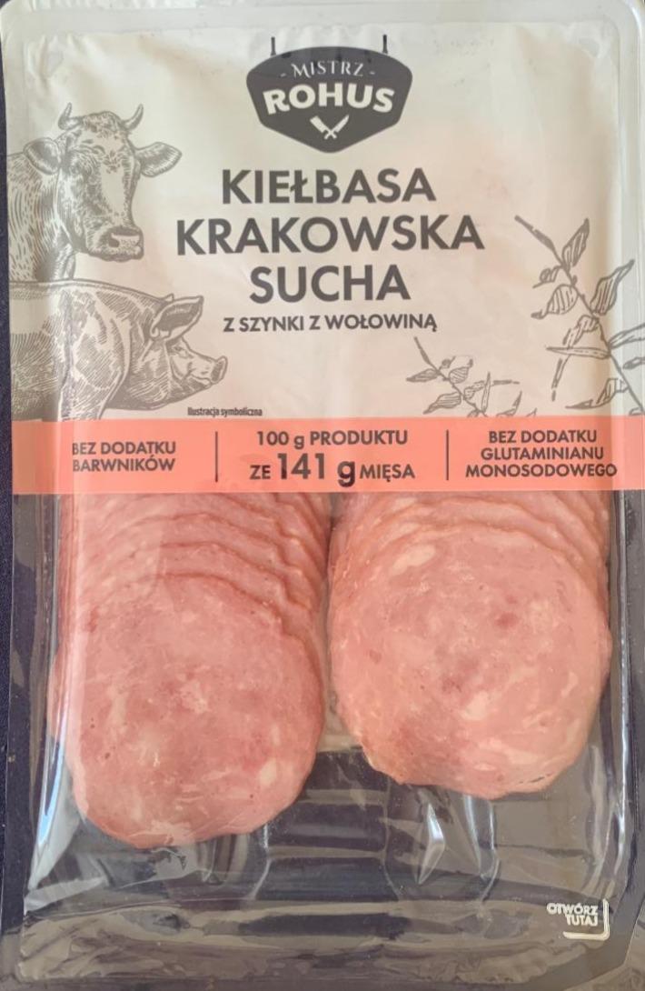 Zdjęcia - Kiełbasa krakowska sucha Mistrz Rohus