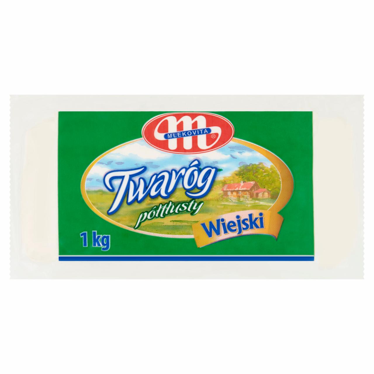 Zdjęcia - Mlekovita Twaróg wiejski półtłusty 1 kg