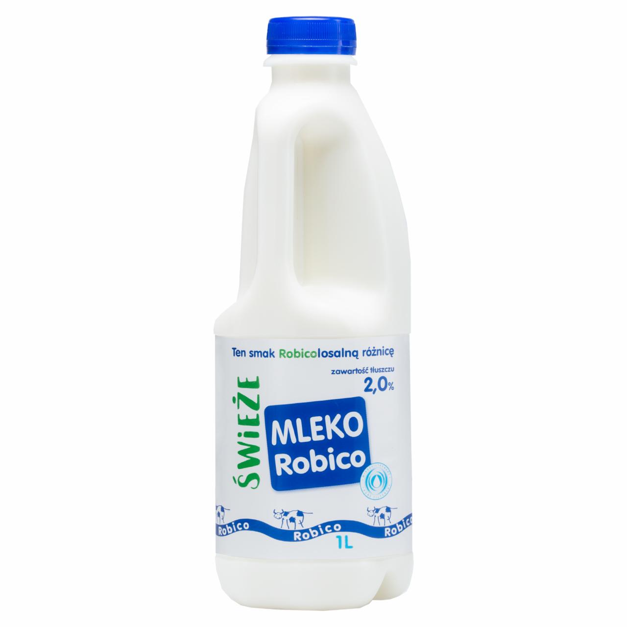 Zdjęcia - Robico Świeże mleko 2,0% 1 l