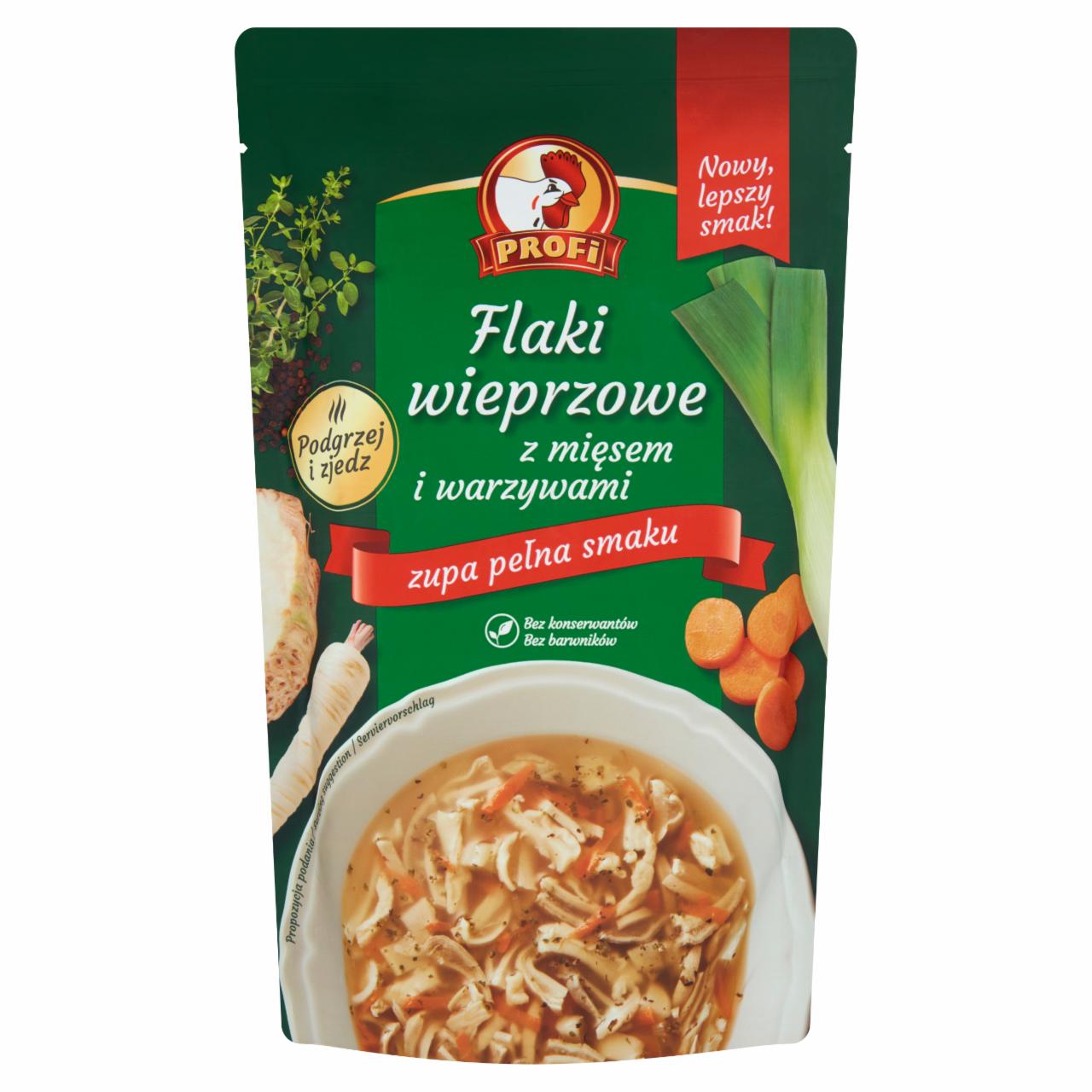 Zdjęcia - Profi Flaki wieprzowe z mięsem i warzywami 450 g