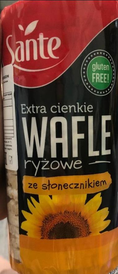 Zdjęcia - Sante Extra cienkie wafle ryżowe ze słonecznikiem 110 g