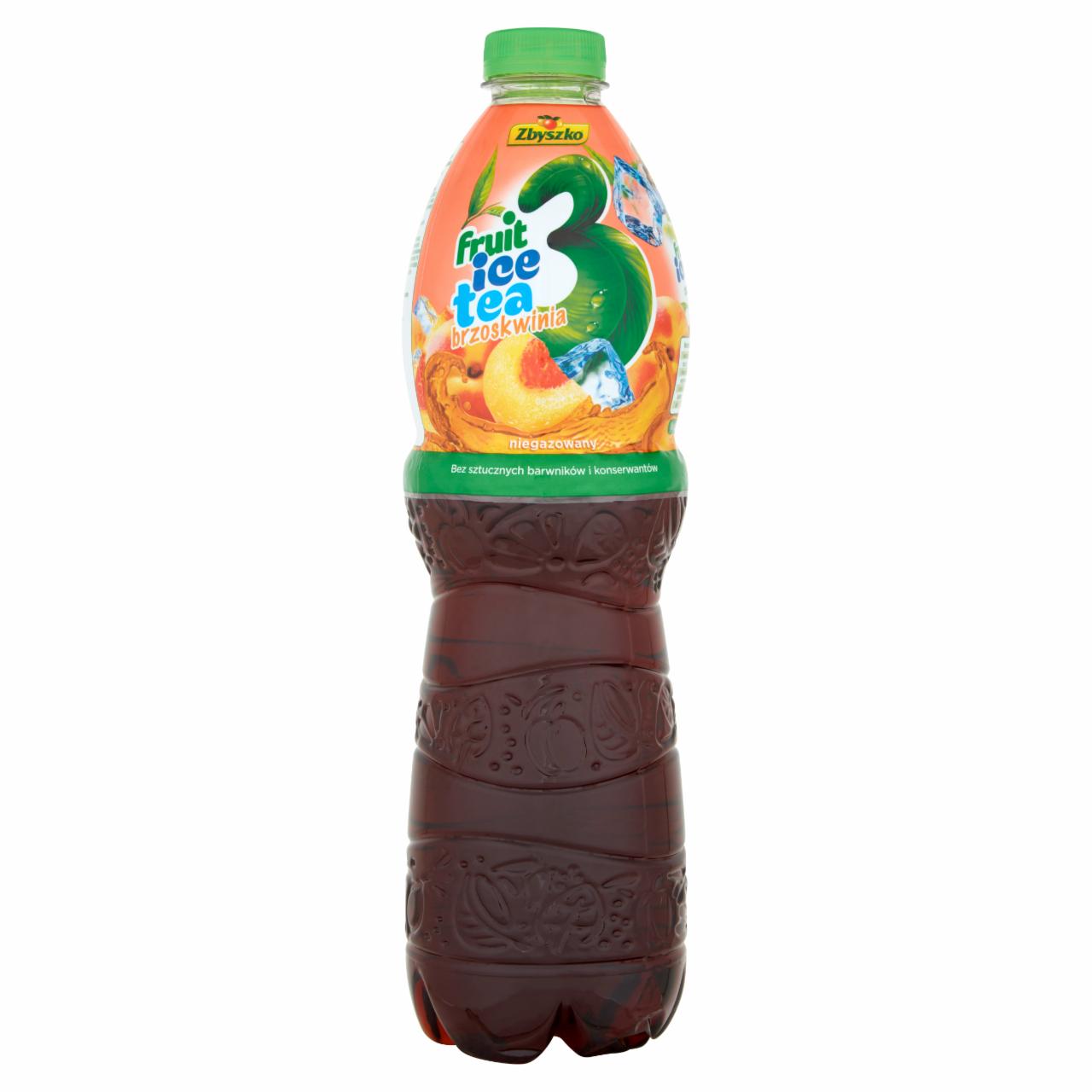 Zdjęcia - Zbyszko 3 Fruit Ice Tea Brzoskwinia Napój herbaciany niegazowany 1,75 l