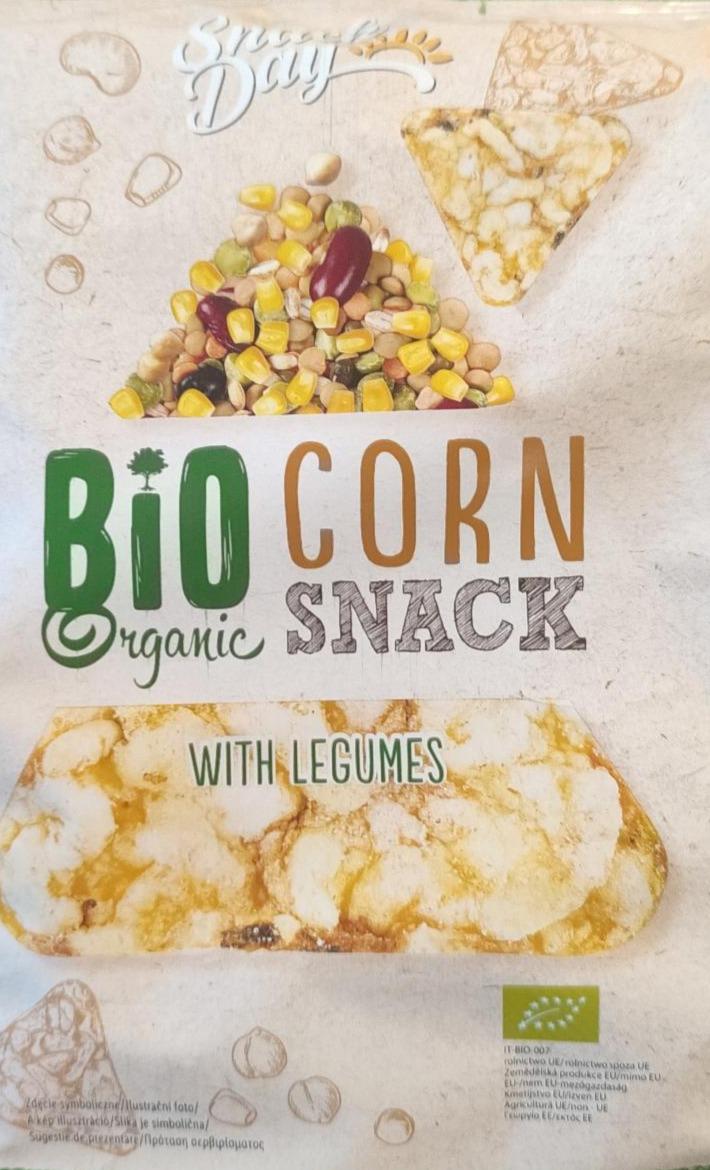 Zdjęcia - Bio Organic Corn snack with legumes Snack Day