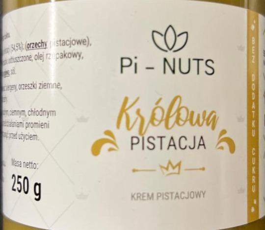 Zdjęcia - Królowa pistacja krem pistacjowy Pi - Nuts