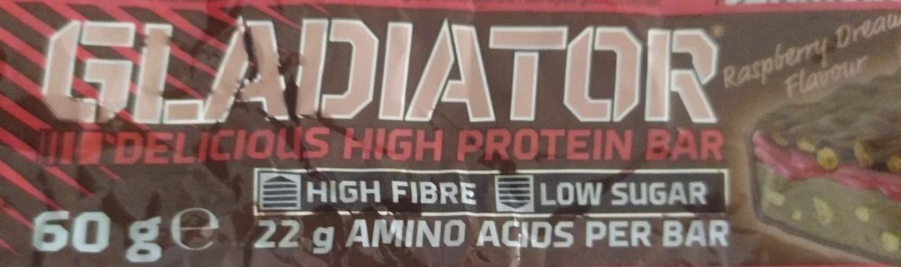 Zdjęcia - Gladiator High Protein Bar Raspberry Dream Olimp Sport Nutrition