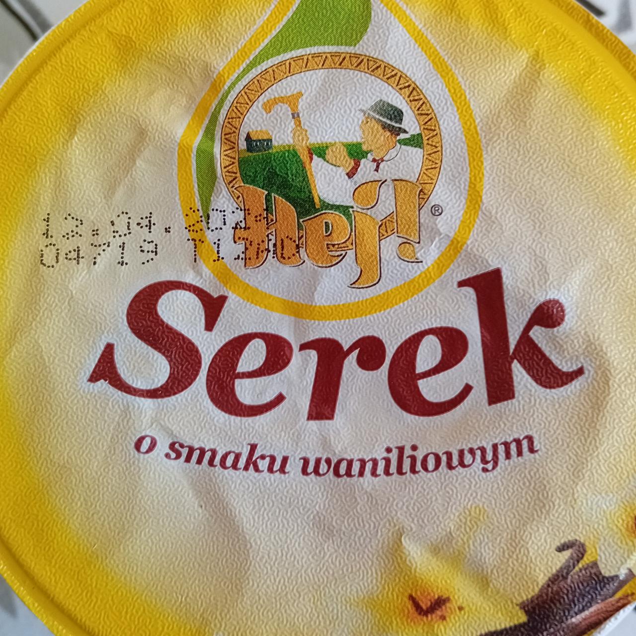 Zdjęcia - serek homogenizowany waniliowy hej