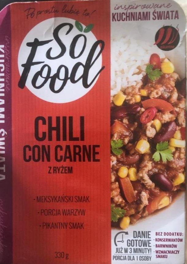 Zdjęcia - Chili con carne z ryżem So Food