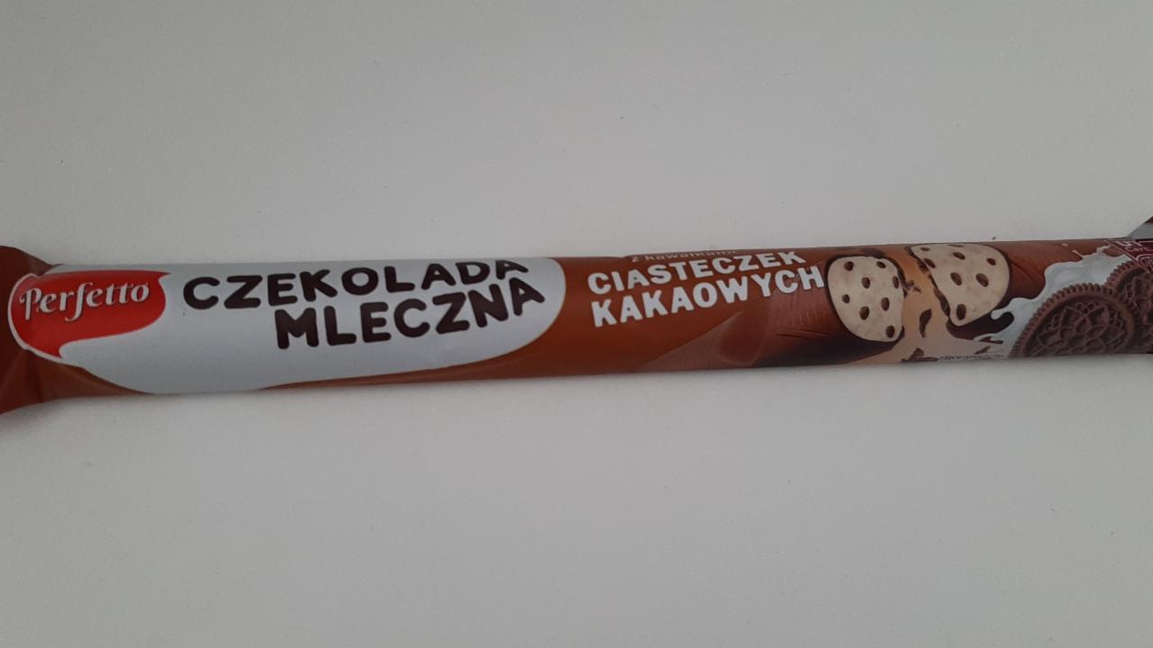 Zdjęcia - Czekolada mleczna z kawałkami ciasteczek kakaowych perfetto