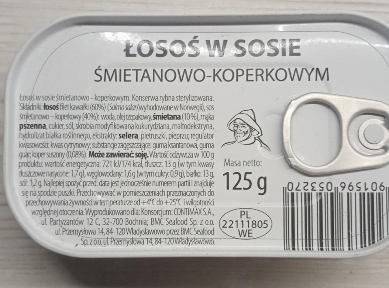 Zdjęcia - Łosoś w sosie śmietanowo koperkowym BMC