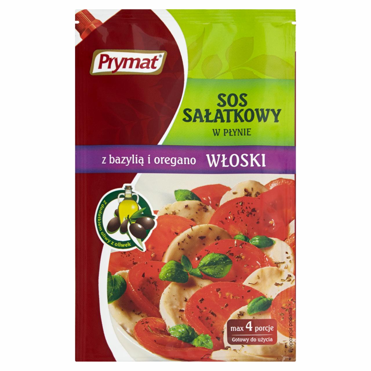 Zdjęcia - Prymat Sos sałatkowy w płynie włoski 58 ml