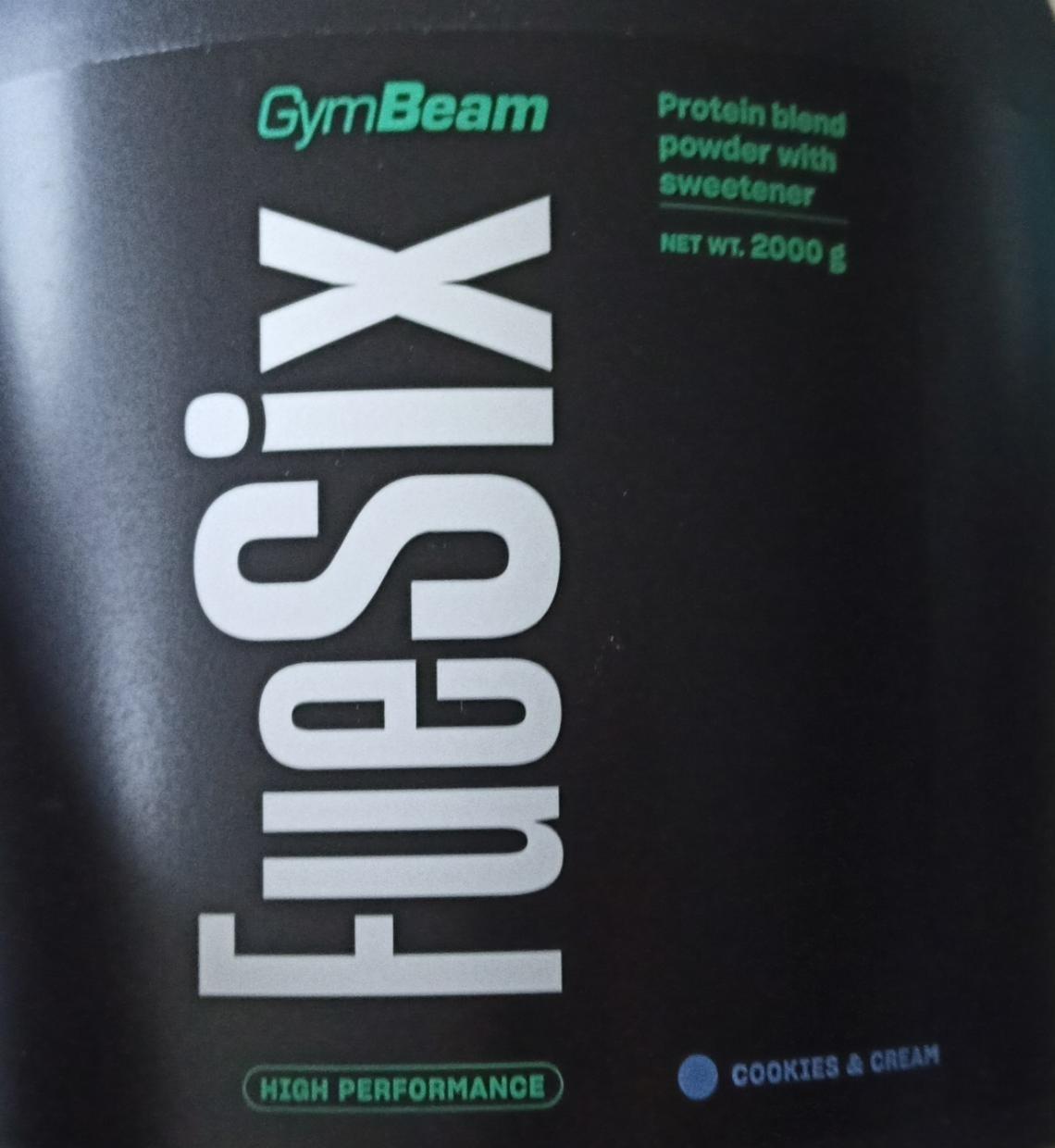 Zdjęcia - Protein FueSix Cookies & Cream GymBeam