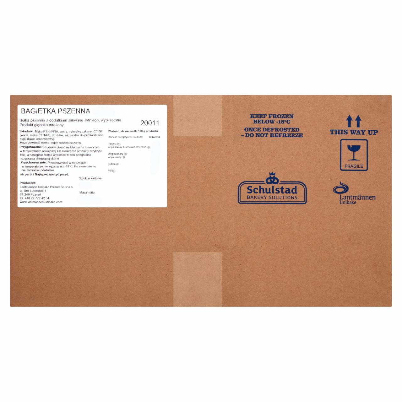 Zdjęcia - Schulstad Bakery Solutions Bagietka pszenna 7,2 kg (40 sztuk)