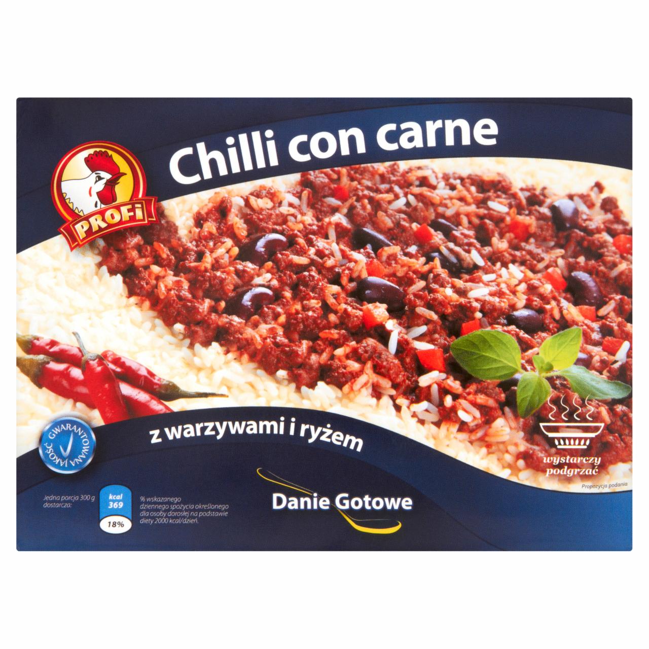 Zdjęcia - Profi Chilli con carne z warzywami i ryżem 300 g