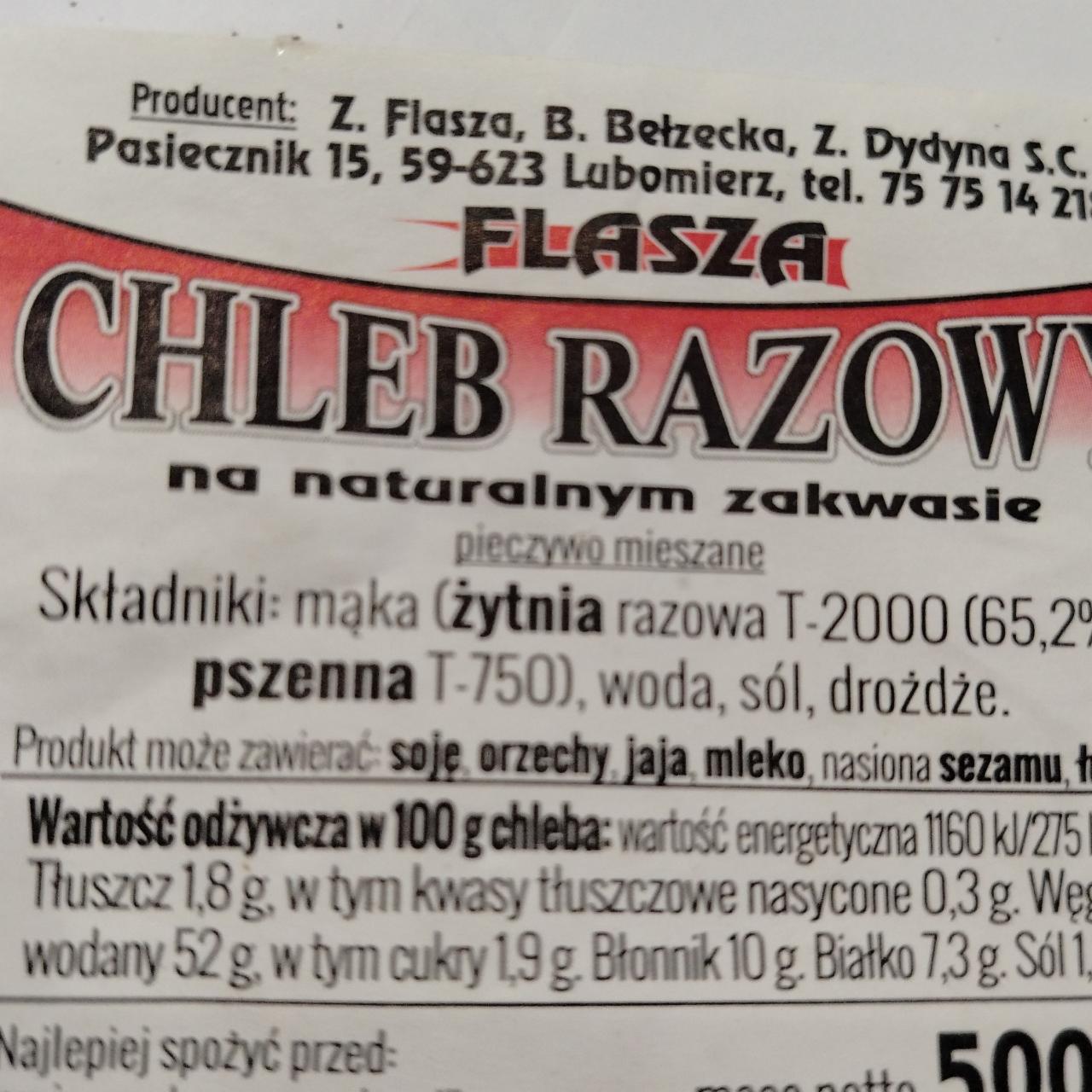 Zdjęcia - Chleb razowy na naturalnym zakwasie Flasza