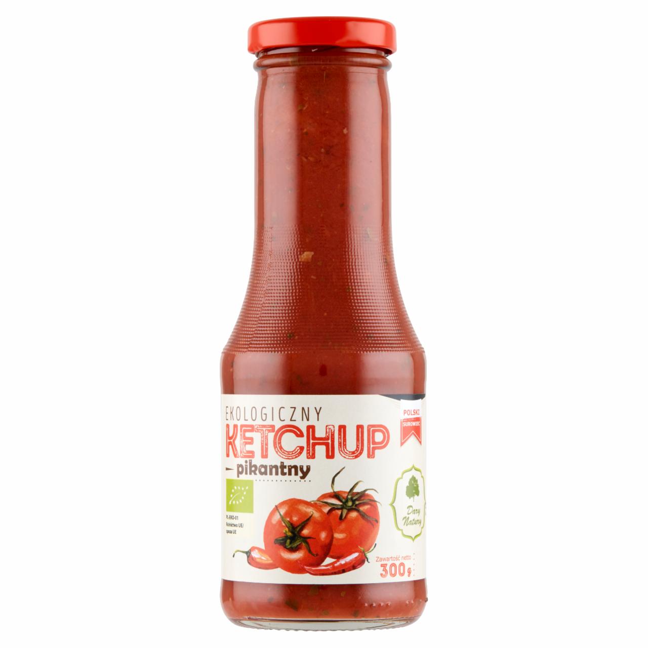 Zdjęcia - Dary Natury Ekologiczny ketchup pikantny 300 g