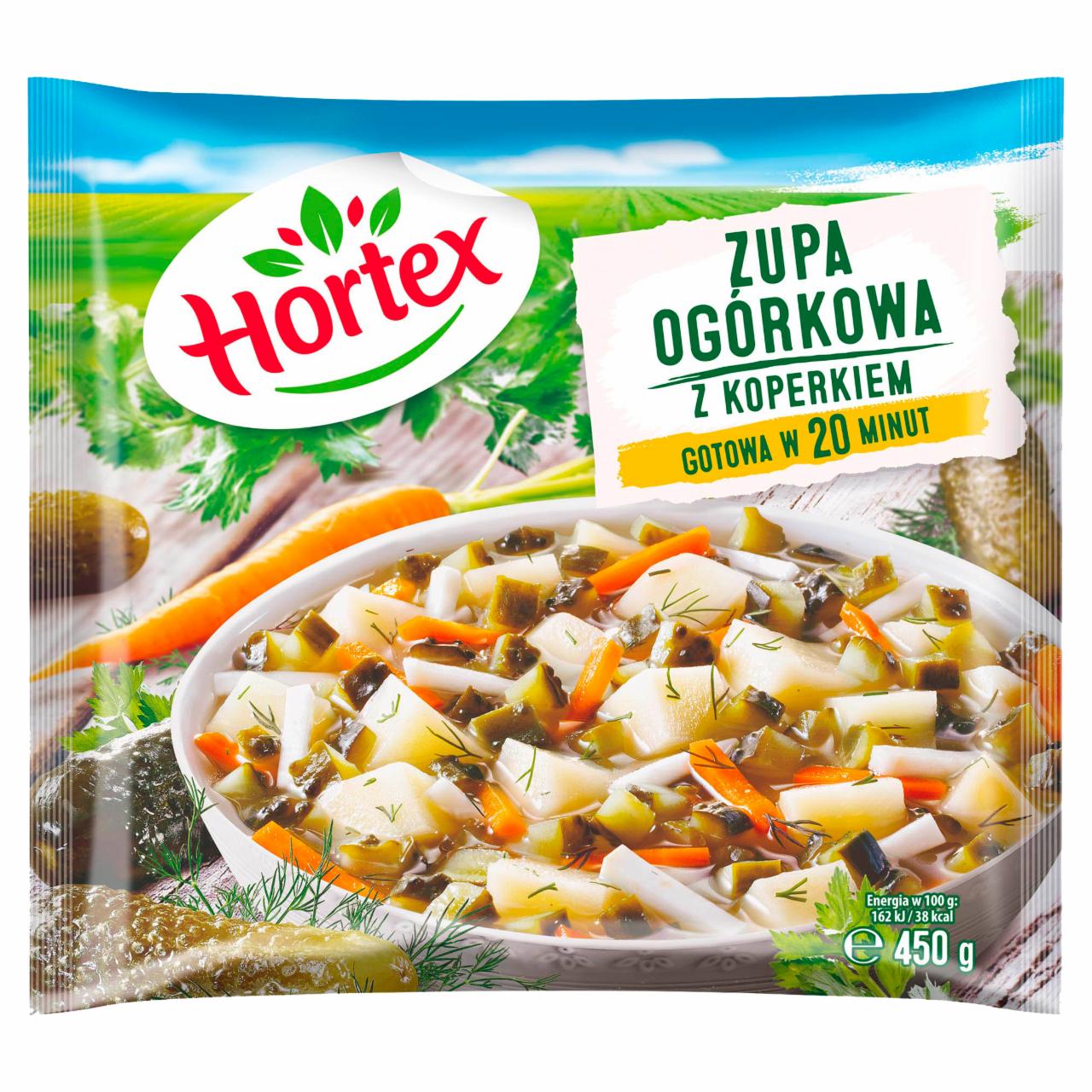 Zdjęcia - Hortex Zupa ogórkowa z koperkiem 450 g