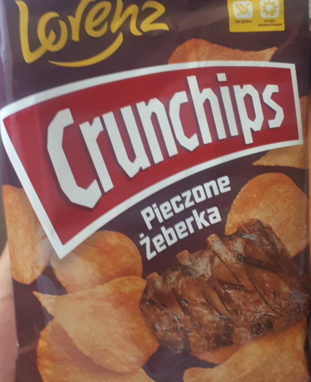 Zdjęcia - Crunchips chipsy pieczone żeberka Lorenz