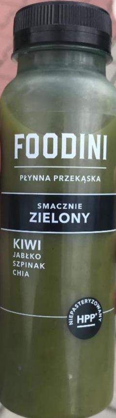 Zdjęcia - płynna przekąska kiwi jablko szpinak chia Foodini