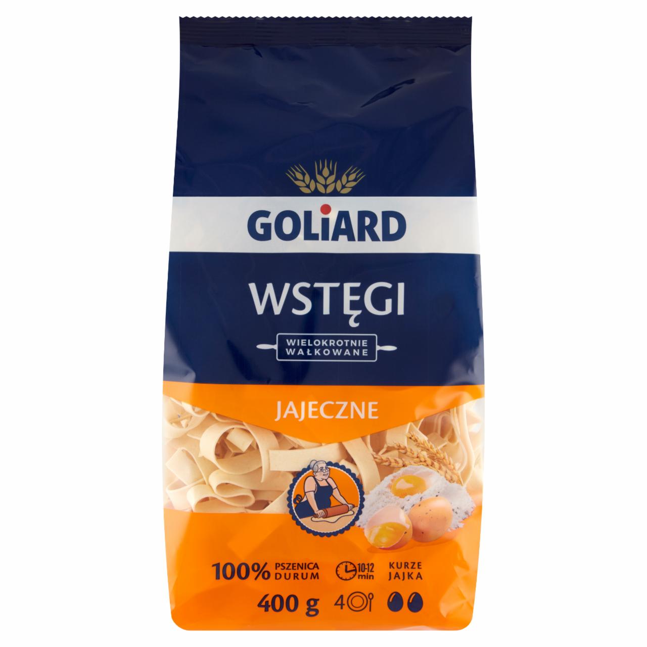 Zdjęcia - Goliard Makaron 2-jajeczny wstęgi 400 g