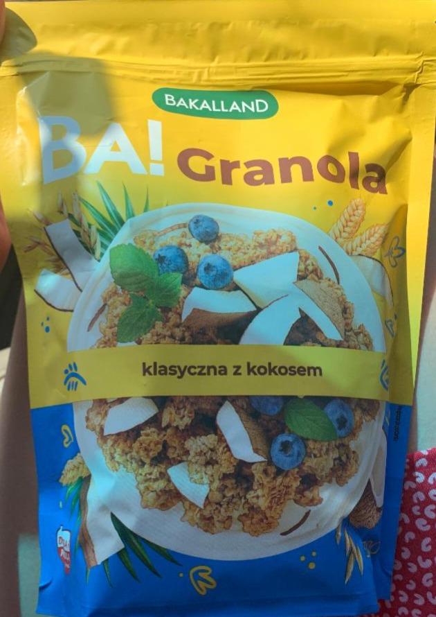 Zdjęcia - Bakalland Ba! Granola klasyczna z kokosem 300 g