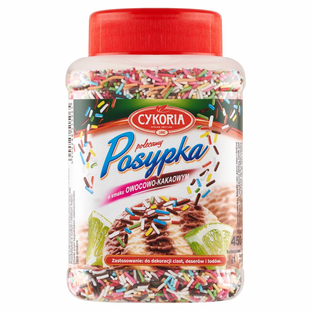 Zdjęcia - Cykoria Posypka o smaku owocowo-kakaowym 450 g