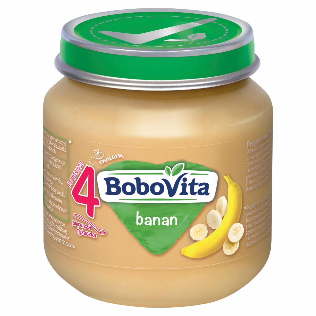 Zdjęcia - BoboVita Banan po 4 miesiącu 125 g