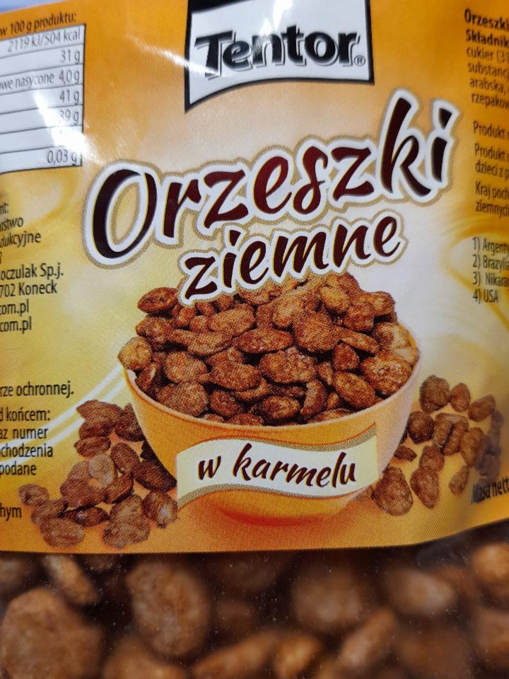 Zdjęcia - orzeszki ziemne w karmelu Tentor