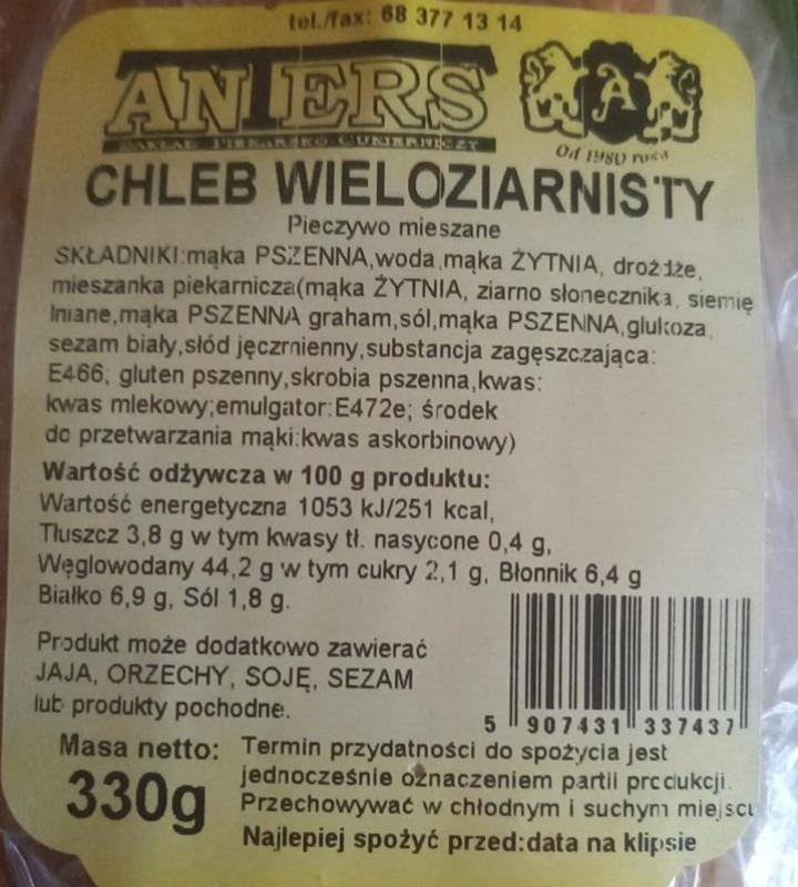 Zdjęcia - Chleb Wieloziarnisty Anters