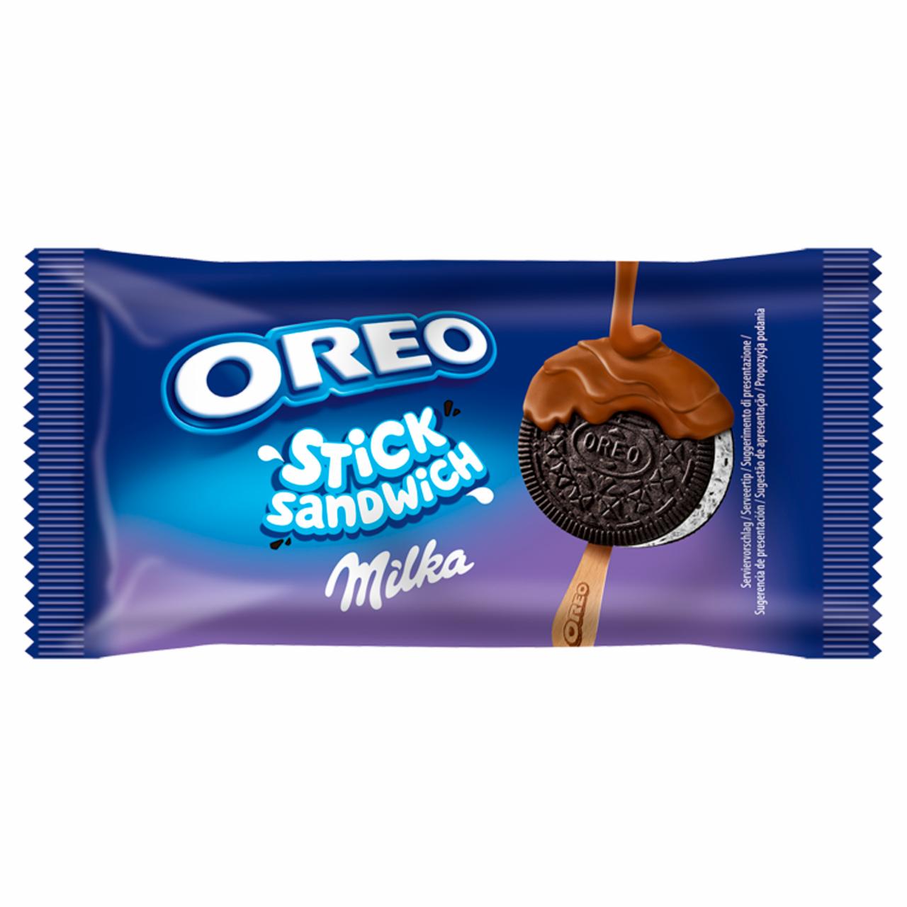 Zdjęcia - Oreo Ciastka kakaowe z masą lodową o smaku waniliowym 75 ml