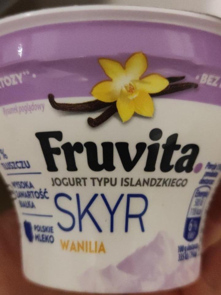 Zdjęcia - Skyr wanilia bez laktozy Fruvita