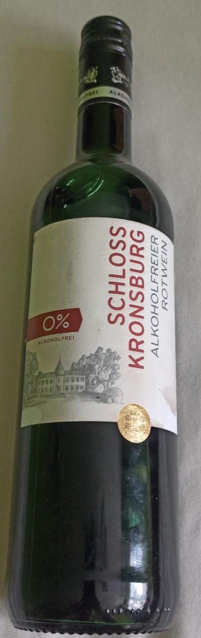 Zdjęcia - Schloss Kronsburg Alkoholfreier Rotwein