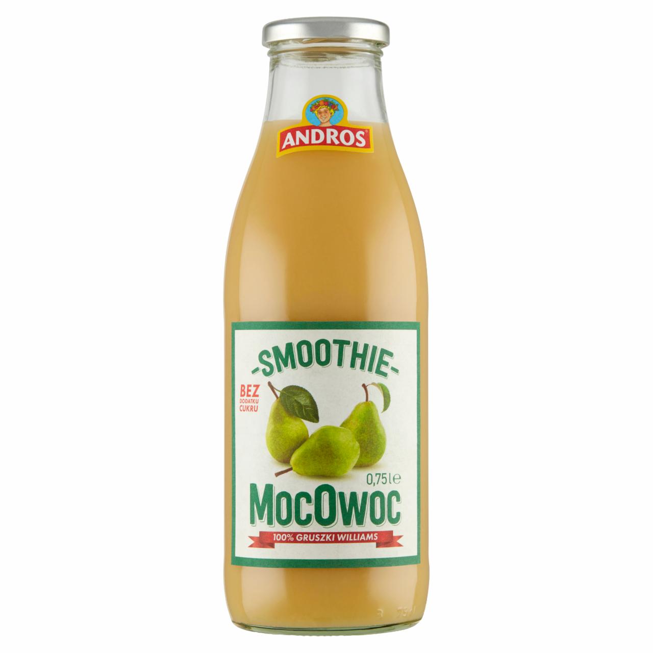 Zdjęcia - Andros MocOwoc Smoothie gruszka Williams 0,75 l