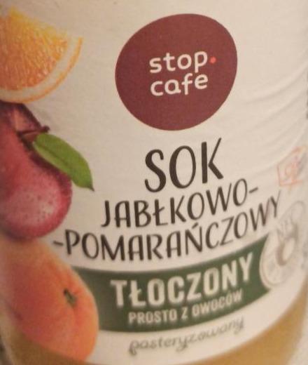 Zdjęcia - sok jabłkowo-pomrańczowy tłoczony stop cafe