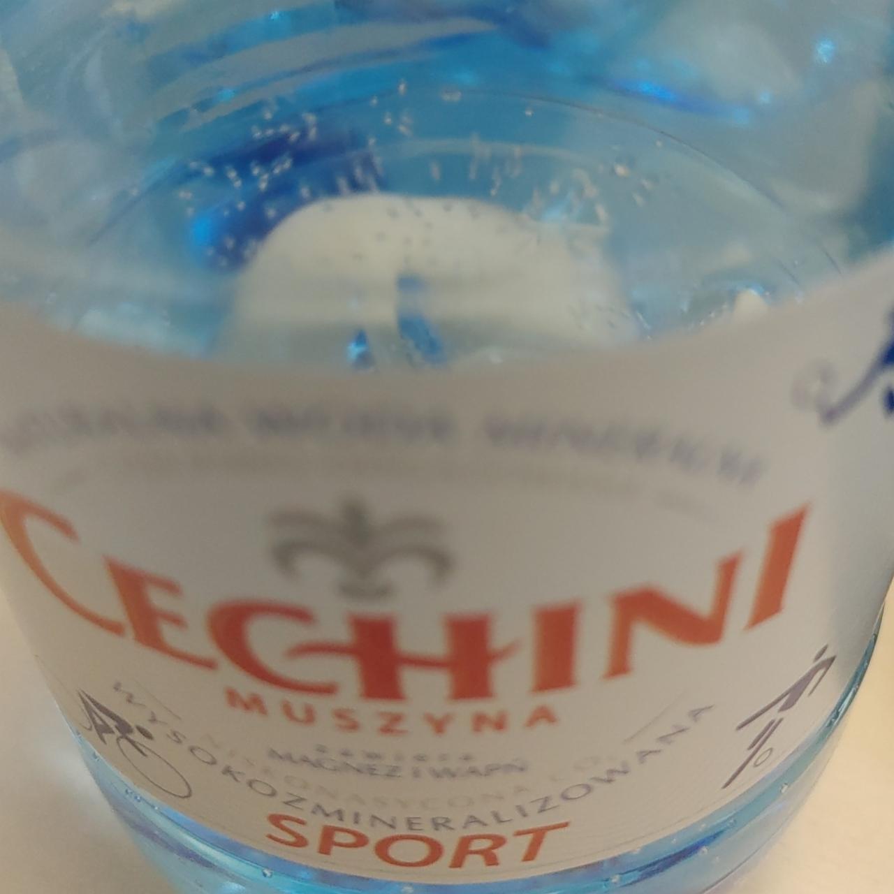 Zdjęcia - Cechini Muszyna Sport Naturalna woda mineralna wysokozmineralizowana niskonasycona CO₂ 0,75 l