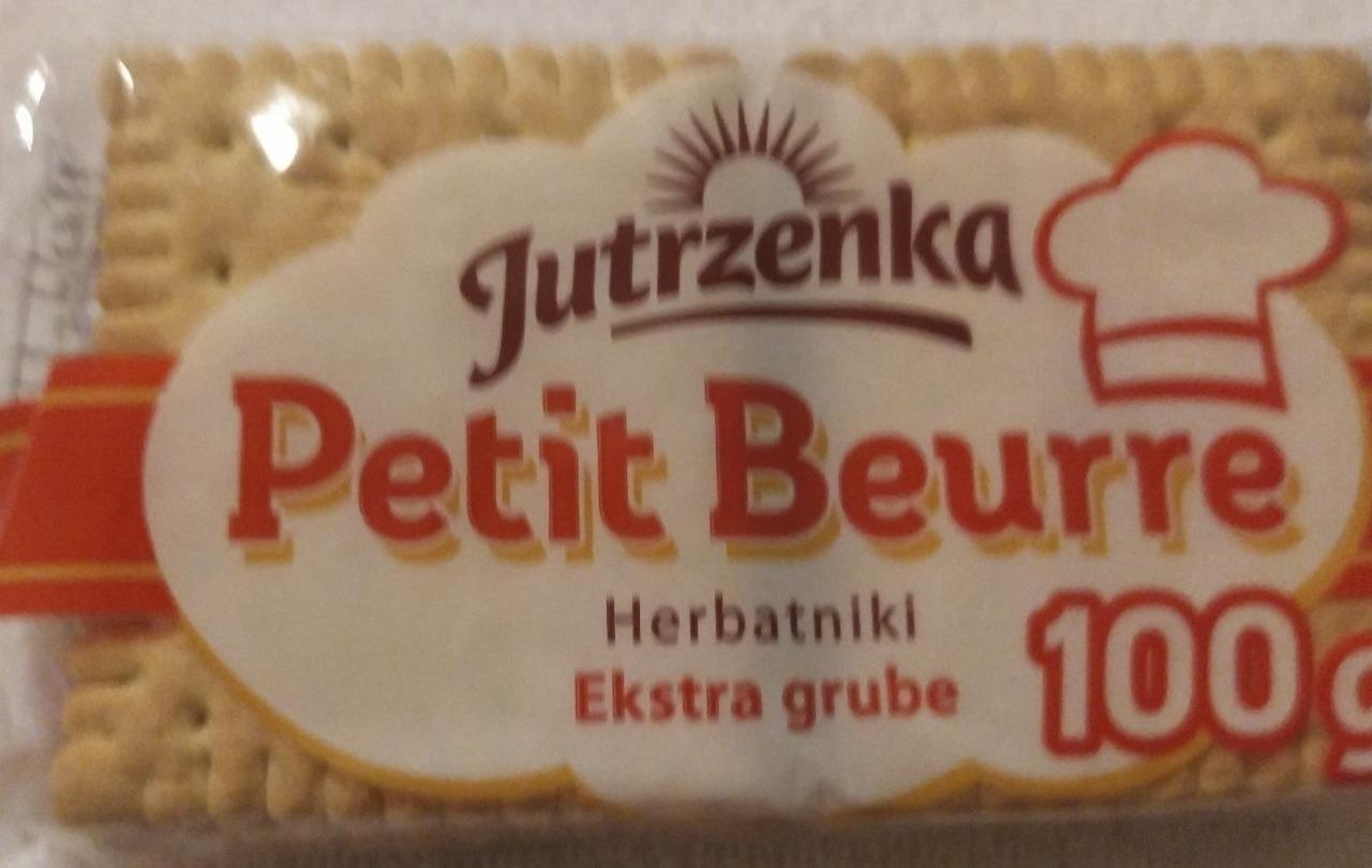 Zdjęcia - Herbatniki Petit Beurre Ekstra grube Jutrzenka