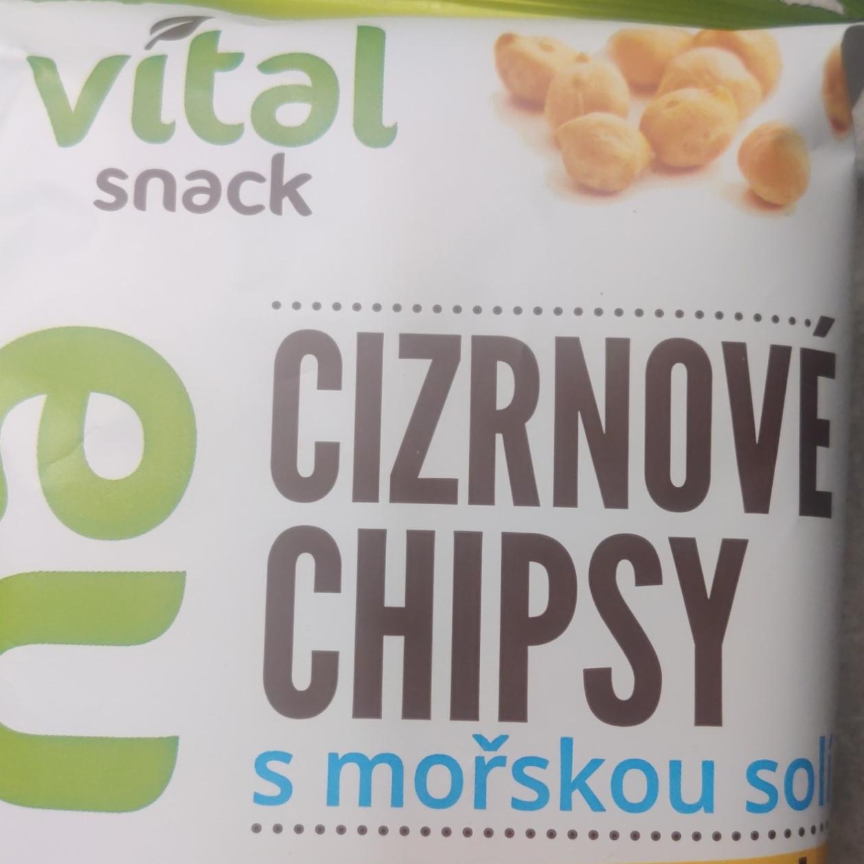 Zdjęcia - Cizrnové chipsy s mořskou solí Vital snack