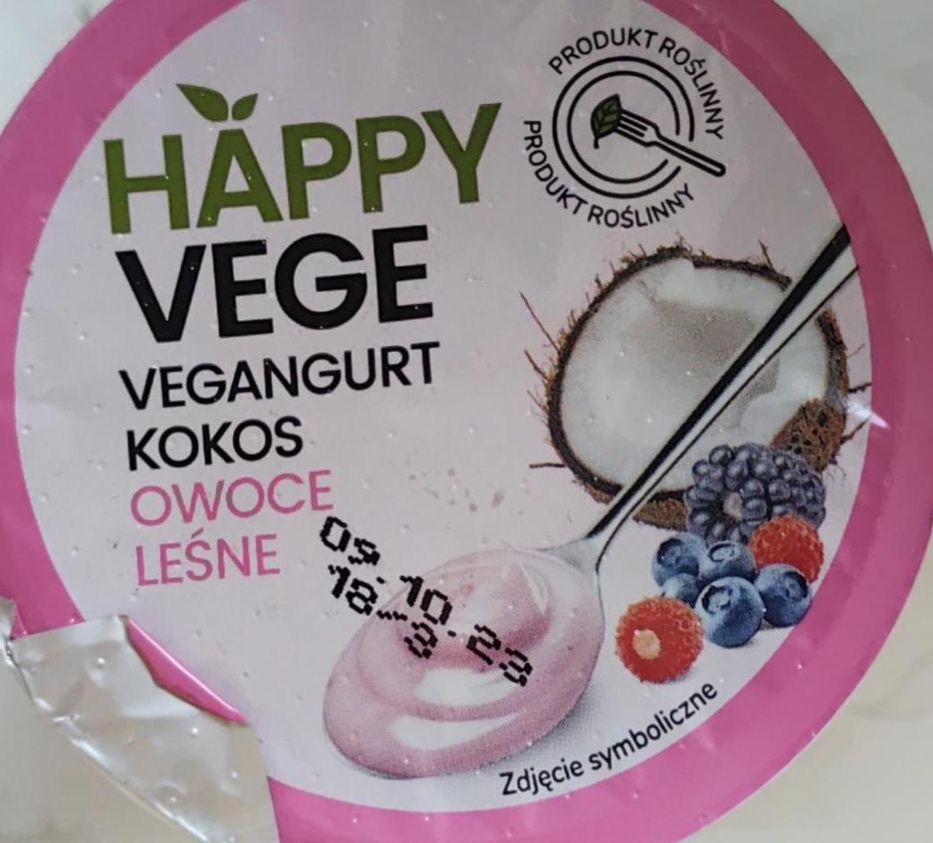 Zdjęcia - Vegangurt kokos owoce leśne Happy Vege