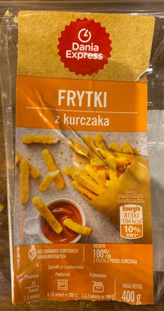 Zdjęcia - Frytki z kurczaka Dania Express