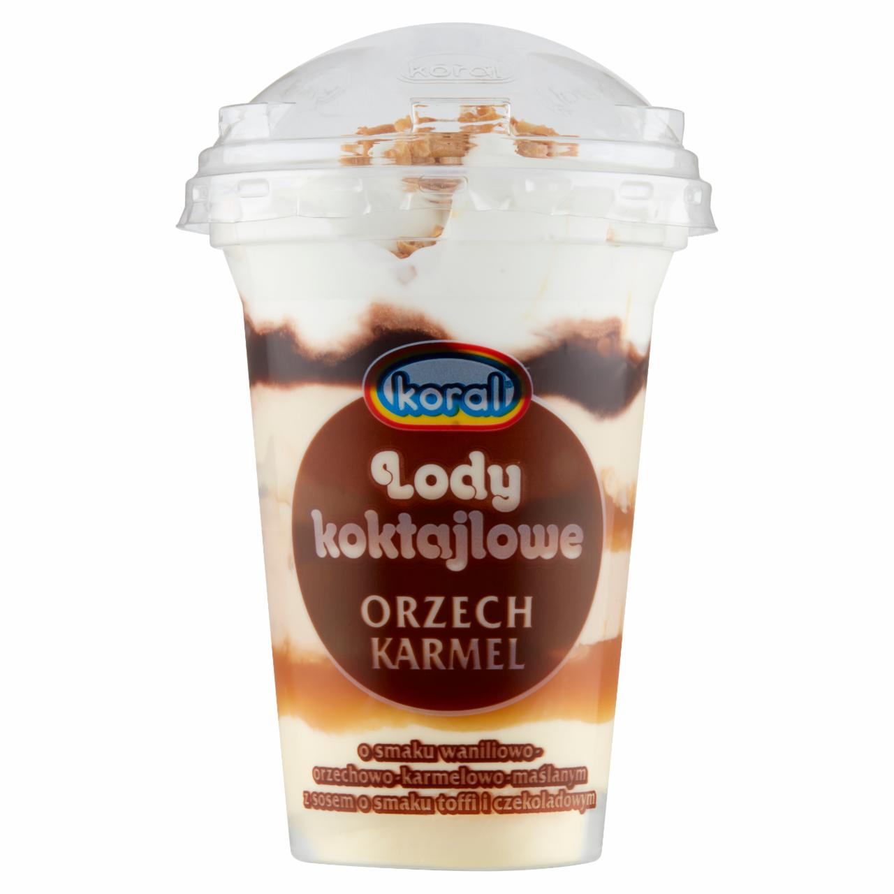 Zdjęcia - Koral Lody koktajlowe orzech karmel 400 ml