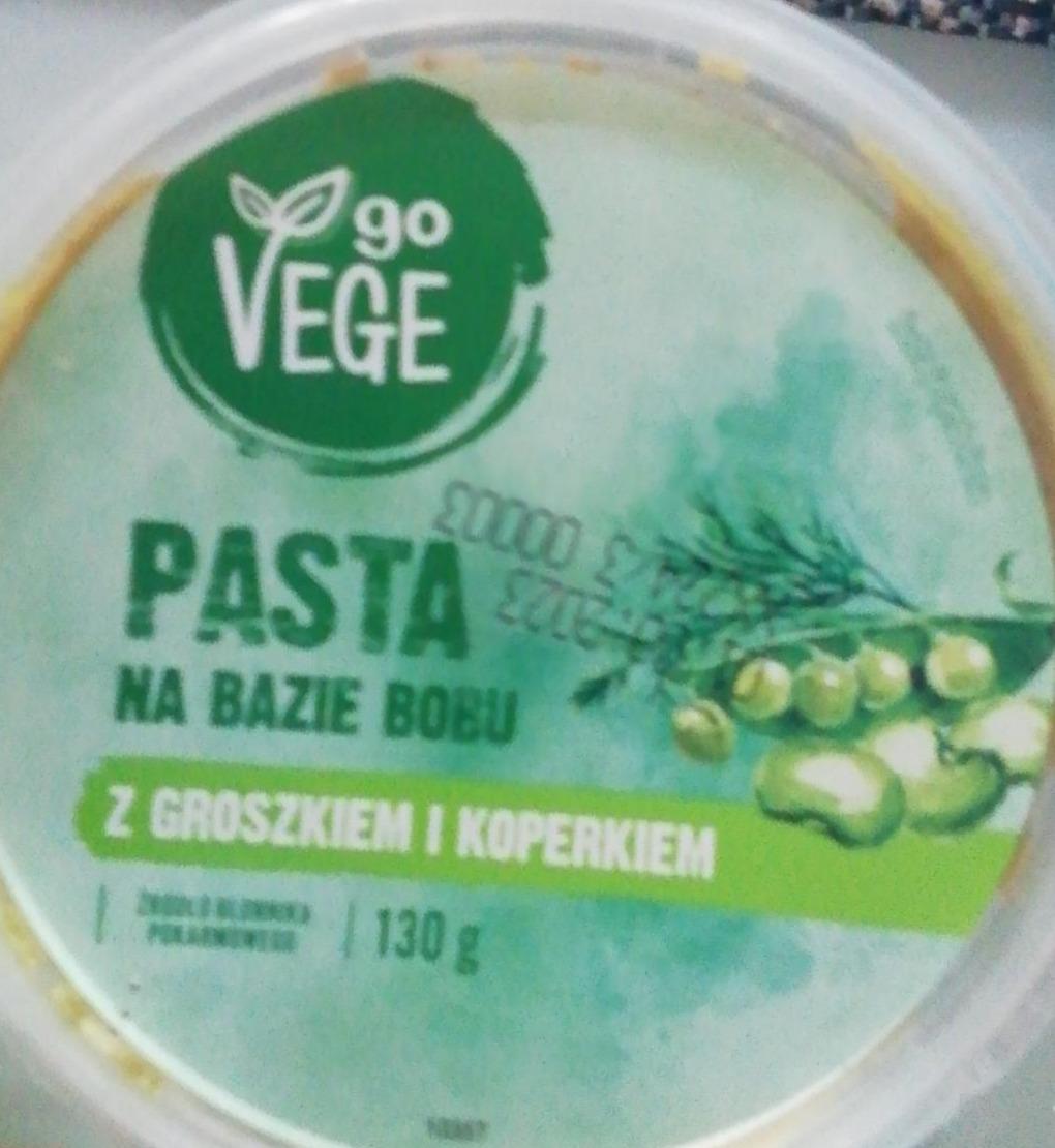 Zdjęcia - Pasta na bazie bobu z groszkiem i koperkiem Go Vege