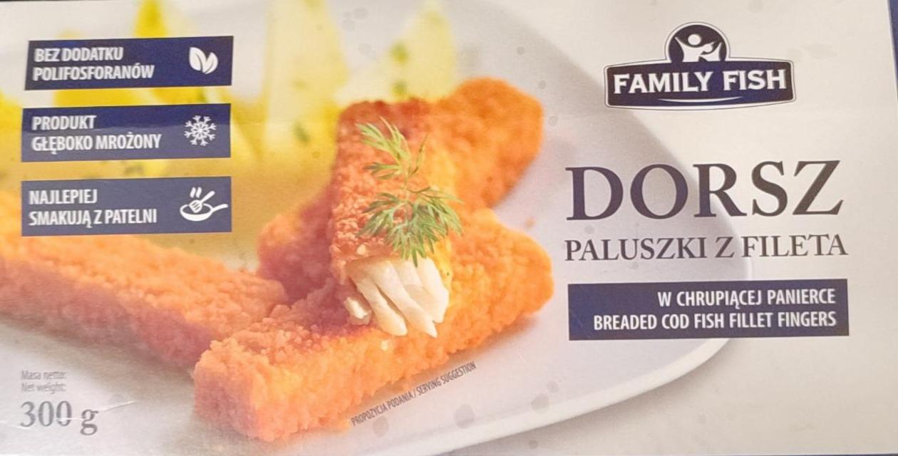 Zdjęcia - Dorsz paluszki z fileta w chrupiącej panierce Family Fish