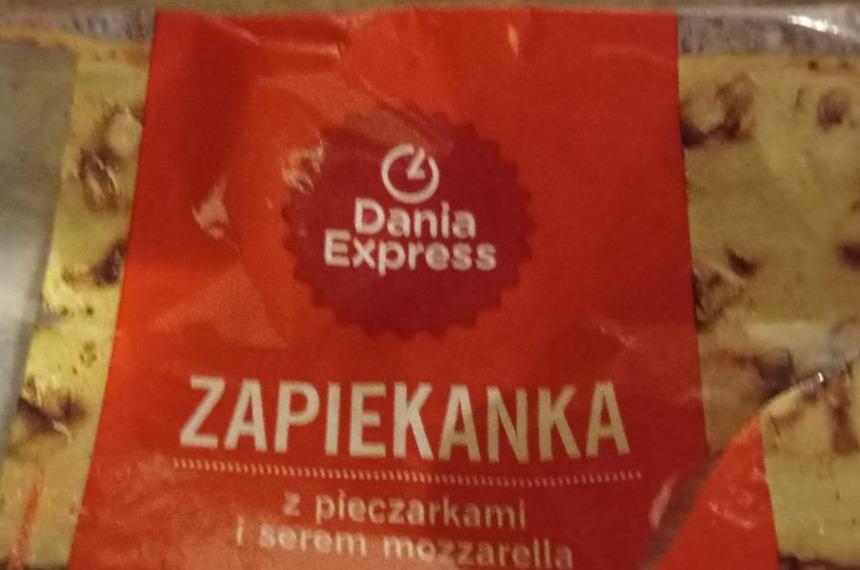 Zdjęcia - Zapiekanka z pieczarkami i serem mozzarella Dania Express