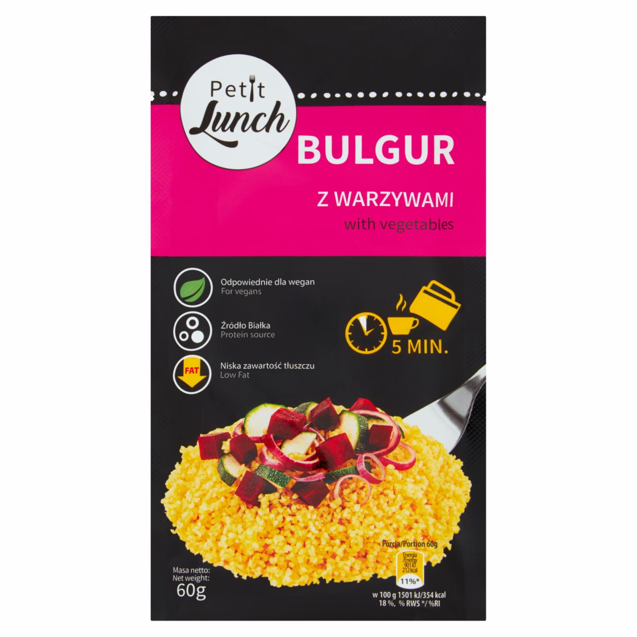 Zdjęcia - Bulgur z warzywami Petit Lunch