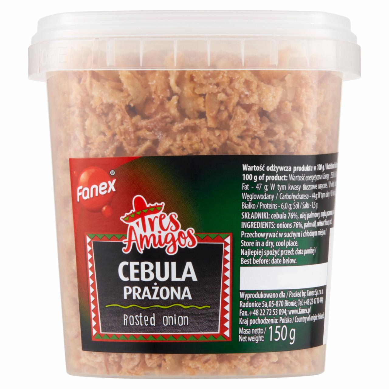 Zdjęcia - Fanex Tres Amigos Cebula prażona 150 g