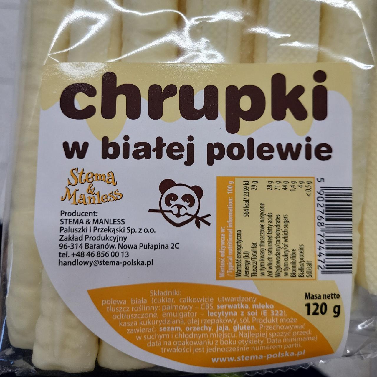 Zdjęcia - Chrupki w białej polewie Stema&Manless