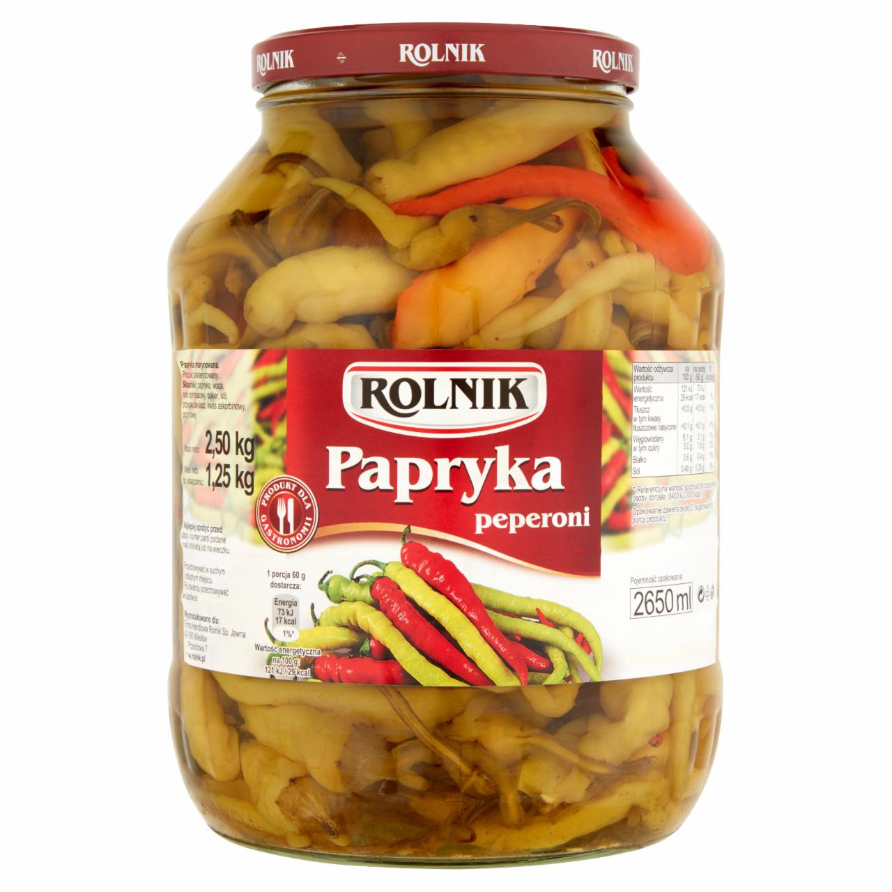 Zdjęcia - Rolnik Papryka peperoni 2,50 kg