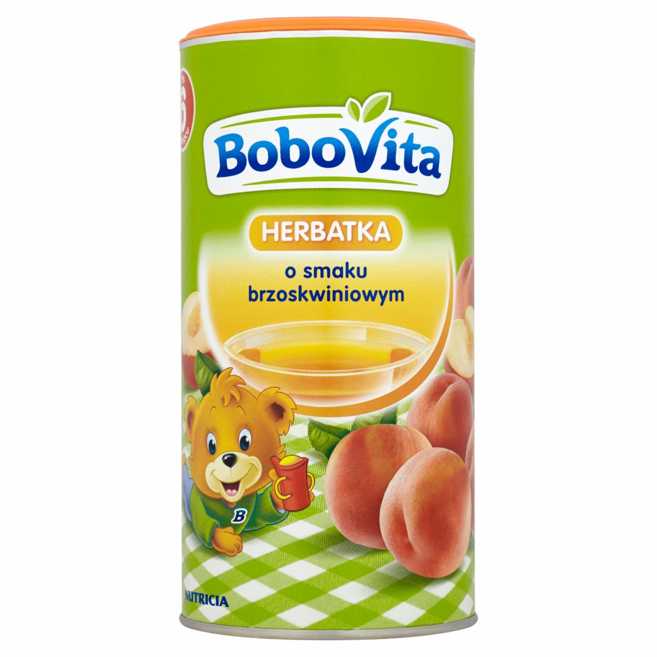 Zdjęcia - BoboVita Herbatka o smaku brzoskwiniowym po 6 miesiącu 200 g