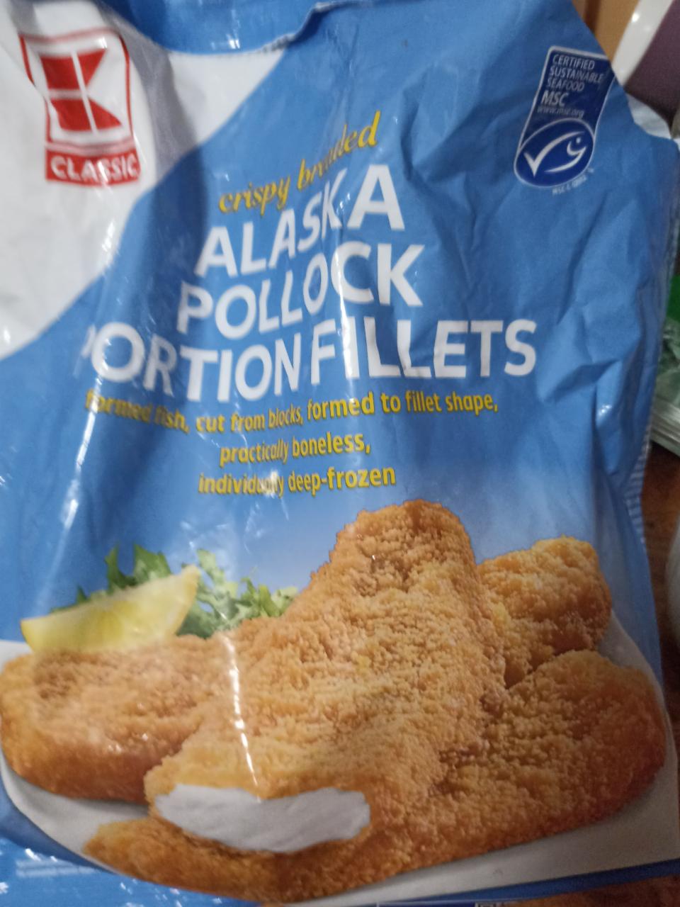 Zdjęcia - Alaska Pollock Portion Fillets Kaufland