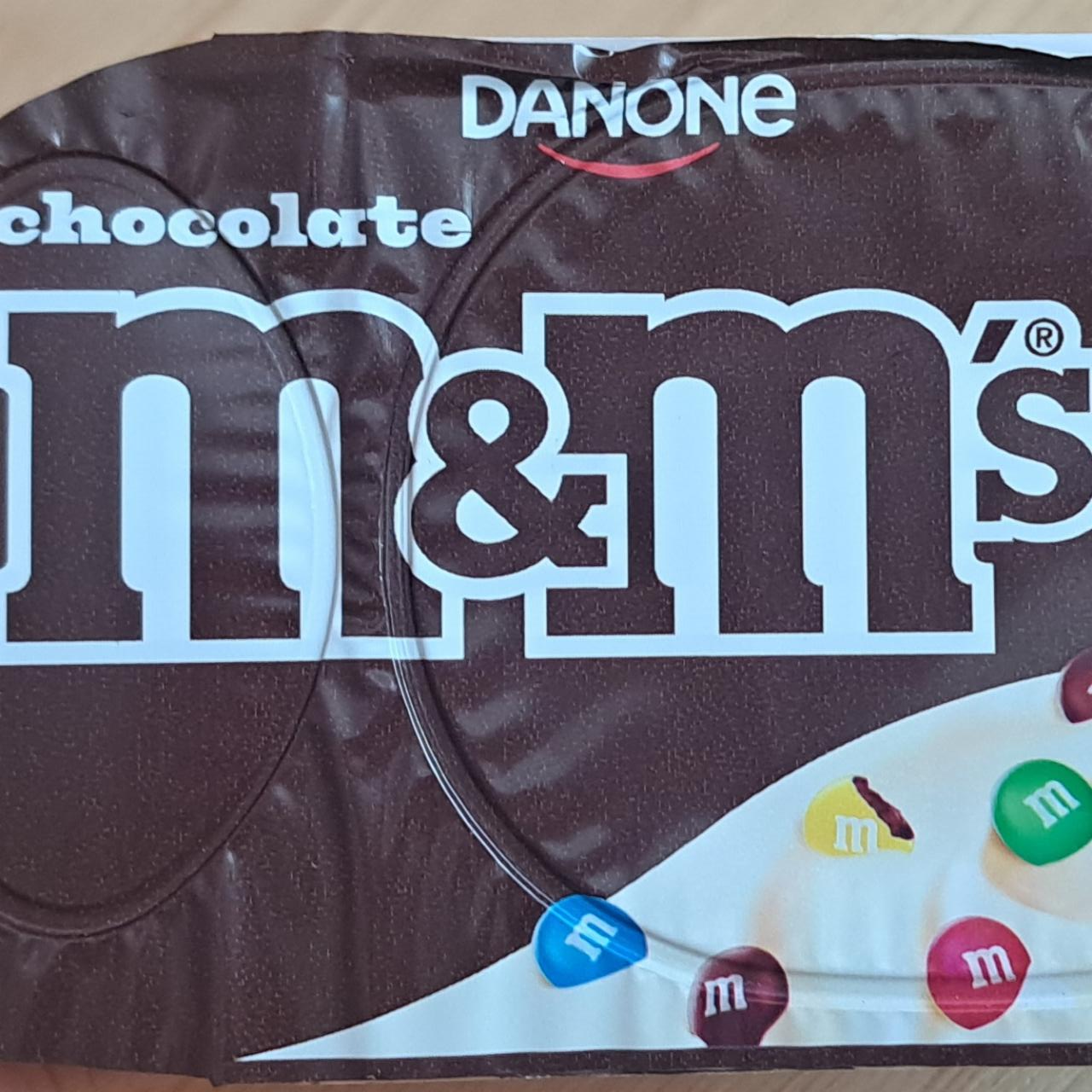 Zdjęcia - Danone Chocolate M&M's Jogurt 120 g